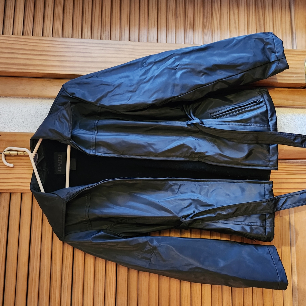 Express Black Lightweight Shirt Jacket